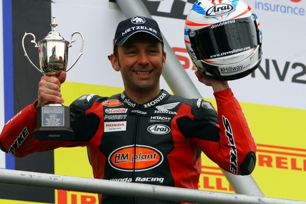 Steve Plater celebrates victory